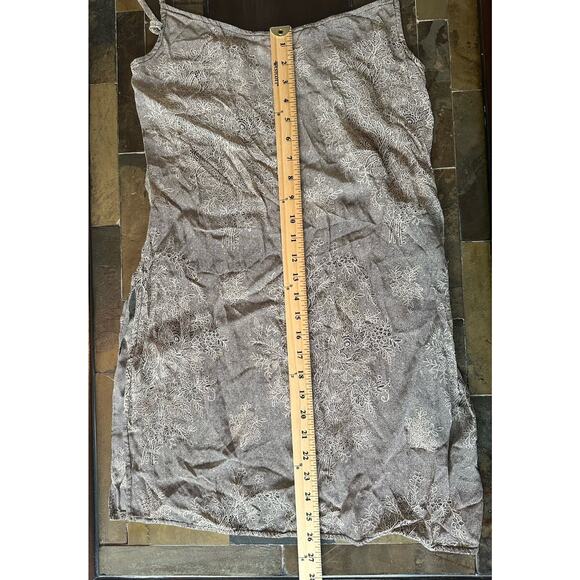 badgley mischka Slip Mini Dress Size Small Vintage Gray - Picture 4 of 7